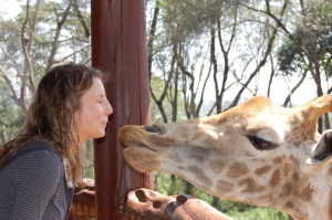 Kissing the Giraffe